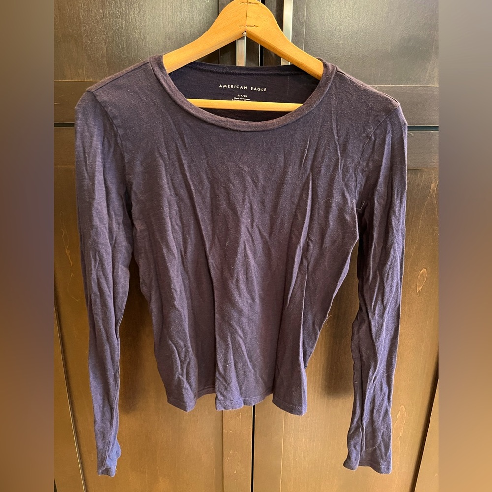 Americans Eagle navy long sleeve size S